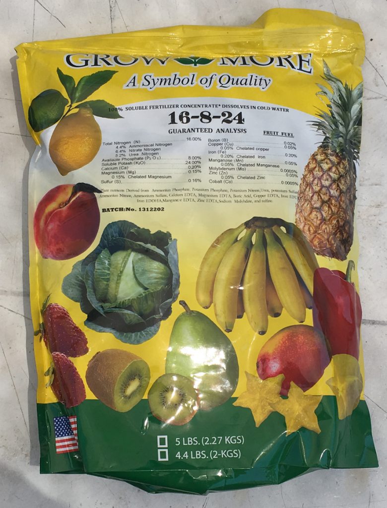 Fruit Fuel Fertilizer – Banana and Fruit Plant Fertilizer – 5lb Bag 16-8-24 | Passion Flower ...